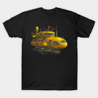 Steampunk Yellow Submarine T-Shirt